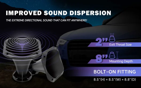 AUDIO PIPE 2" APH-851 12BO-H