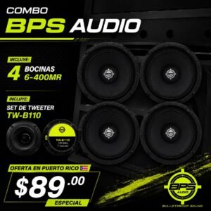 IMG_0473 COMBO 4 BOCINAS BPS 6" MR400 Y PAR TWEETERS TW-B110