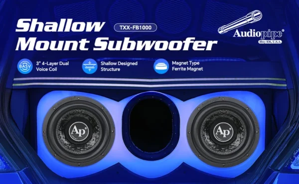 TXX-FB1000A_1 AUDIO PIPE 10" 600W SLIM TXX-FB1000 SLIM