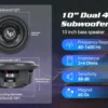 TXX-FB1000A_3 AUDIO PIPE 10" 600W SLIM TXX-FB1000 SLIM