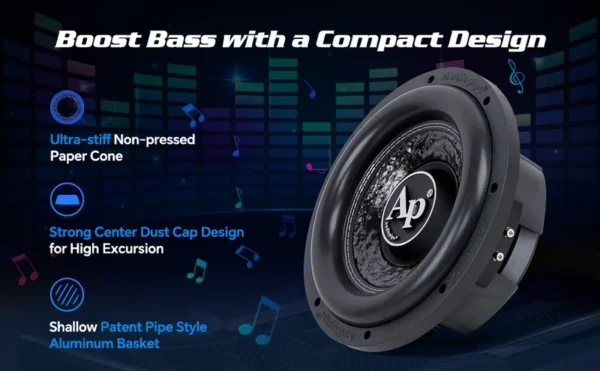 TXX-FB1000A_4 AUDIO PIPE 10" 600W SLIM TXX-FB1000 SLIM